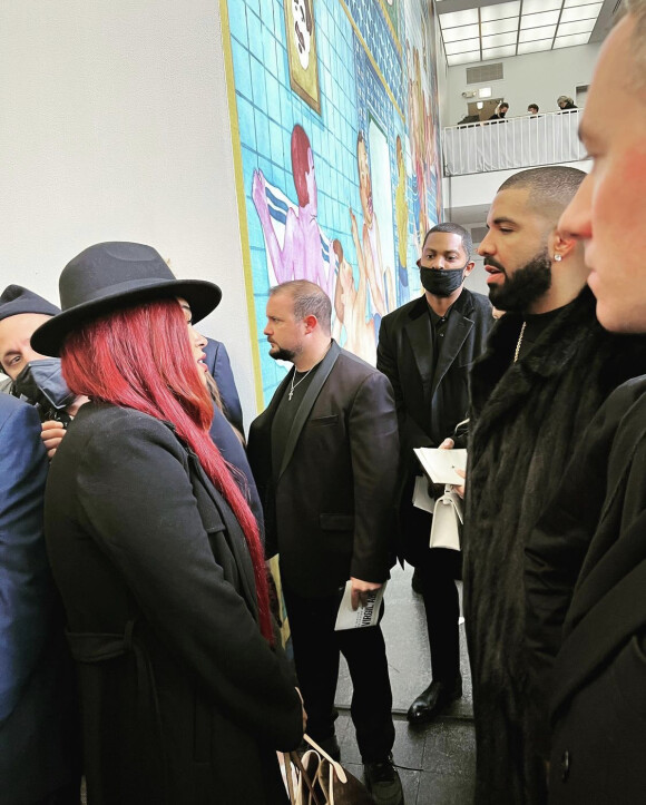 Drake a assisté aux obsèques de Virgil Abloh, lundi 6 décembre 2021 à Chicago.