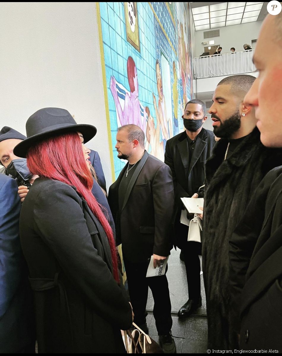 Drake a assisté aux obsèques de Virgil Abloh, lundi 6 décembre 2021 à Chicago.