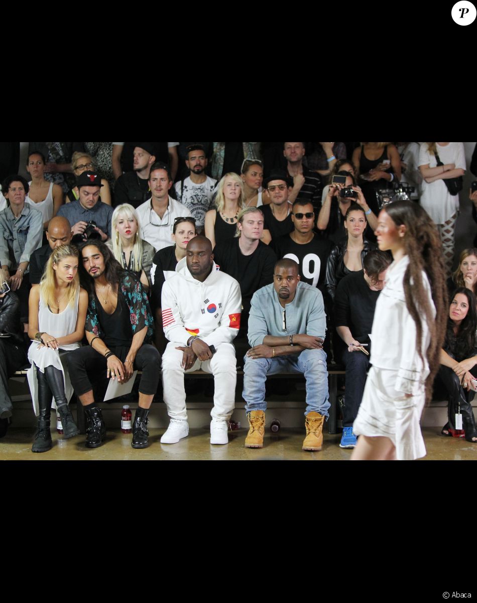Kanye West et Virgil Abloh à New York. Septembre 2013.
