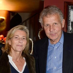 Claire Chazal et Patrick Poivre d'Arvor - Première de la pièce "Garde Alternée" au théâtre des Mathurins à Paris, le 19 février 2016. © Guirec Coadic/Bestimage