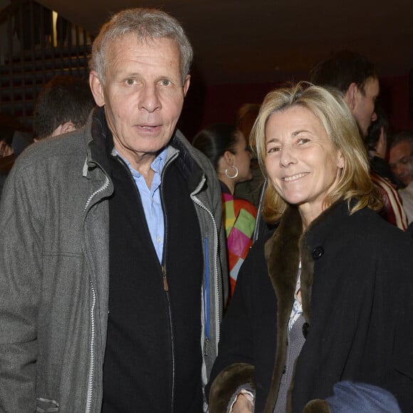 Patrick Poivre d'Arvor et Claire Chazal - People à la générale de la pièce "Garde Alternée" au théâtre des Mathurins avec Patrick Poivre d'Arvor, Alexandra Kazan et David Brécourt à Paris le 6 mars 2016. © Coadic Guirec/Bestimage