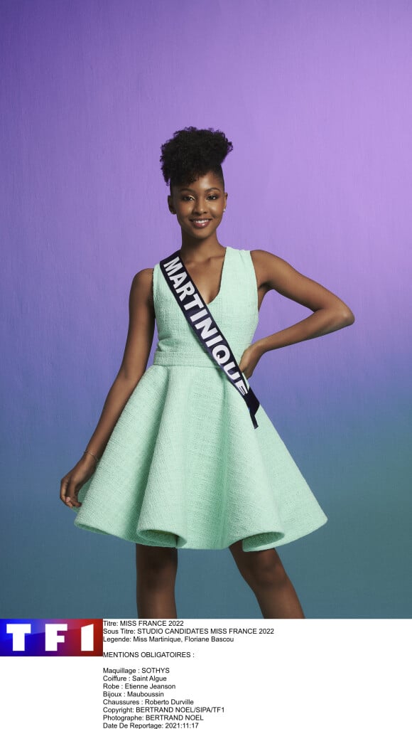 Floriane Bascou, Miss Martinique 2021 : prétendante au titre de Miss France 2022