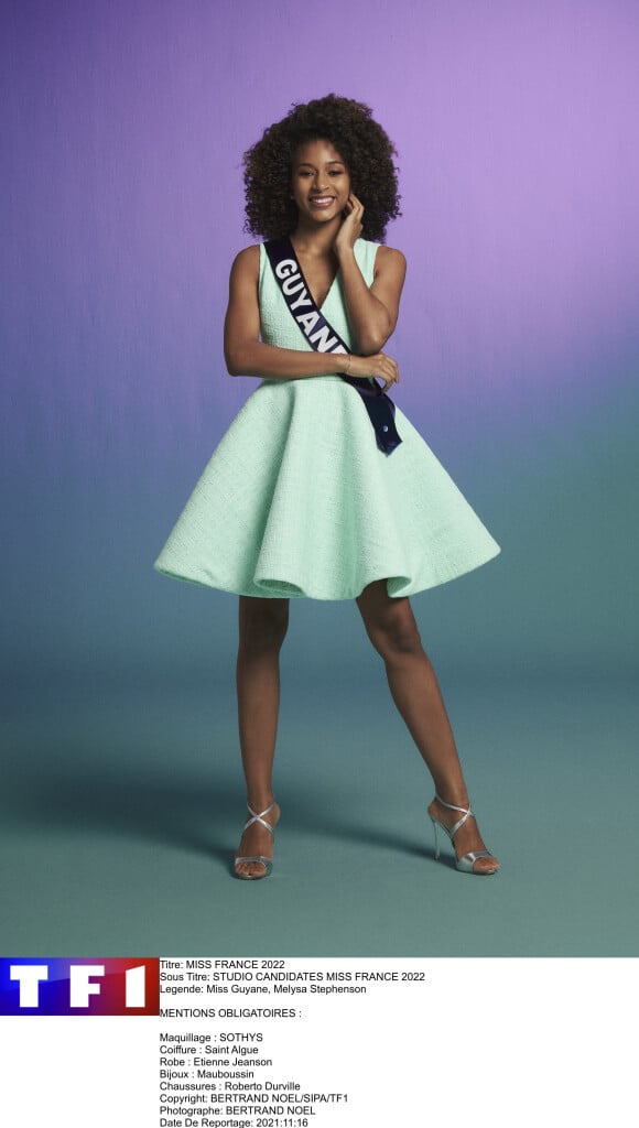 Miss Guyane 2021, Melysa Stephenson : prétendante au titre de Miss France 2022