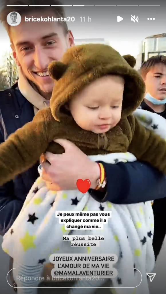 Brice (Koh-Lanta), son fils Maël fête déjà son premier anniversaire - Instagram