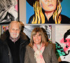 Jean-Jacques Debout et sa femme Chantal Goya - Vernissage de l'exposition de la vente aux enchères au profit de la fondation Brigitte Bardot à la galerie Drouot à Paris. Le 4 novembre 2021 