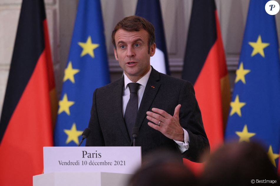 Emmanuel Macron - Conférence De Presse Au Palais De L'Elysée à Paris ...