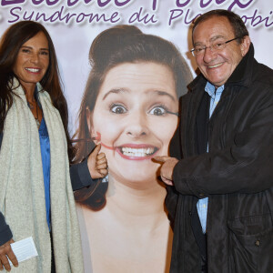 Jean-Pierre Pernaut et sa femme Nathalie Marquay - Les célébrités assistent au One Woman Show de l'humoriste E.Poux "Le syndrome du Playmobil" au Casino de Paris, France, le 15 avril 2019. © Giancarlo Gorassini/Bestimage 