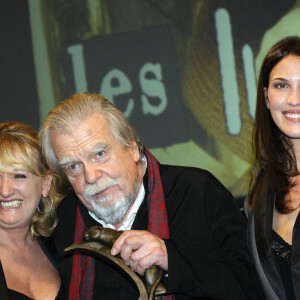 Charlotte de Turckheim, Michael Lonsdale et Linda Hardy - Cérémonie de remise des prix des lumières. Le 14 janvier 2011.