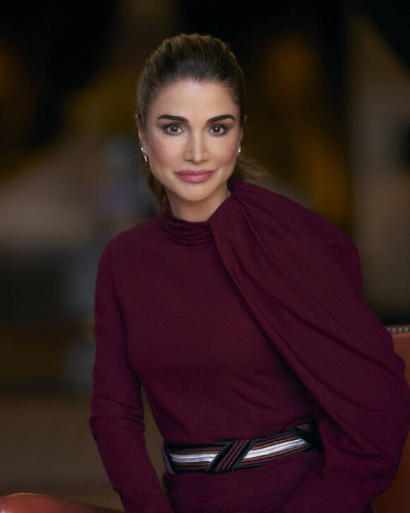 Portrait officiel de la princesse Rania de Jordanie pour son 51ème anniversaire le 31 août 2021.