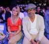 Yannick Noah et sa compagne Isabelle Camus - People au match de boxe de Tony Yoka au palais des sports de Paris. © Veeren-CVS/Bestimage