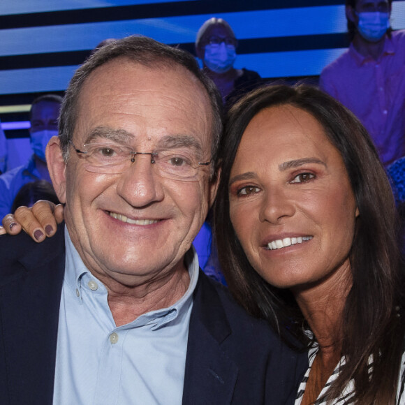 Jean-Pierre Pernaut et sa femme Nathalie Marquay-Pernaut - L'émission TPMP (Touche pas à Mon Poste) diffusée en direct le 31 Aout 2021 sur C8, à Paris le 31 Aout 2021 © Jack Tribeca / Bestimage