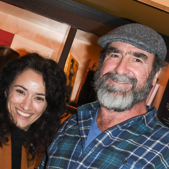 Exclusif - Rachida Brakni et Eric Cantona lors d'une conférence de presse de la série (France 3) "Le voyageur: La permission de minuit" au restaurant Les Editeurs à Paris, France, le 25 février 2020. La série sera diffusée sur France 3 le mardi 17 mars 2020. © Coadic Guirec/bestimage