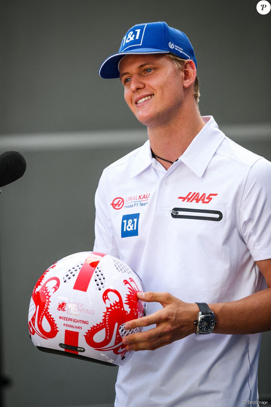 Mick Schumacher Formule 1 Grand prix de Mexico 2021 sur le circuit