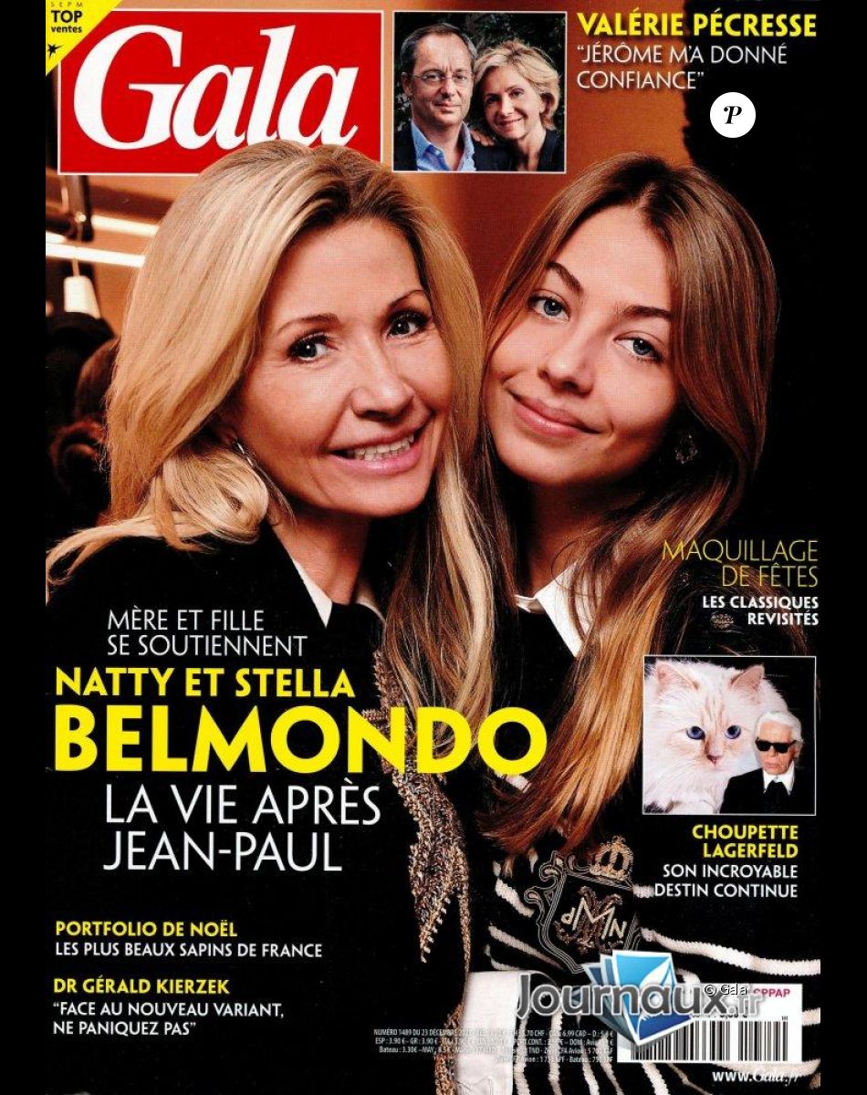 Couverture du magazine "Gala", numéro du 23 décembre 2021.