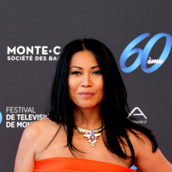 Anggun lors de la soirée d'ouverture du 60ème Festival de Télévision de Monte-Carlo au Grimaldi Forum à Monaco, le 18 juin 2021. Créé en 1961 par le Prince Rainier III de Monaco, le Festival de Télévision de Monte-Carlo présente, depuis plus d'un demi-siècle, les tendances du petit écran et anticipe les révolutions du secteur. © Bruno Bébert/Bestimage 