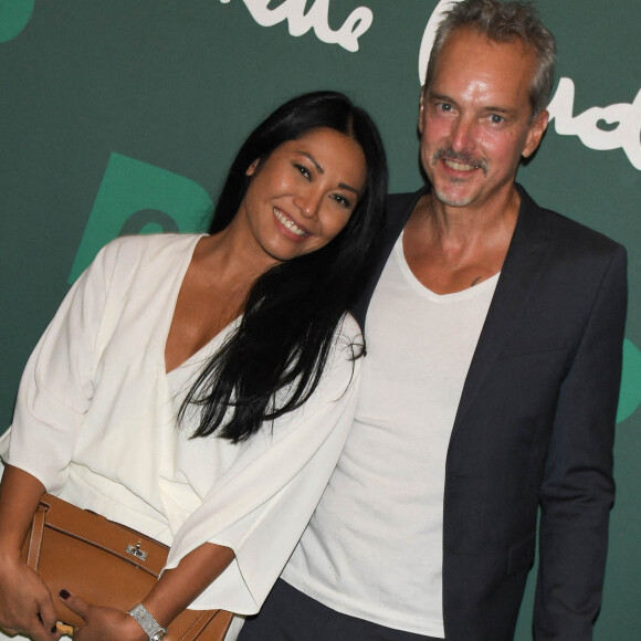 Anggun et son mari Christian Kretschmar - Photocall - Soirée exceptionnelle en l'honneur de Pierre Cardin à l'occasion des 70 ans de sa maison de couture et projection du film documentaire "House of Cardin" suivi d'un cocktail au théâtre du Châtelet à Paris, le 21 septembre 2020. © Coadic Guirec/Bestimage 