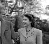 Elizabeth II et le prince Philip lors de leur lune de miel en 1947