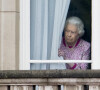 La reine Elisabeth II d'Angleterre au palais de Buckingham.