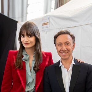 Exclusif - Clara Luciani, Stéphane Bern - Backstage - Enregistrement de l'émission "La grande soirée du 31" à Chantilly" au Château de Chantilly, diffusée le 31 décembre sur France 2. © Tiziano da Silva-Cyril Moreau / Bestimage