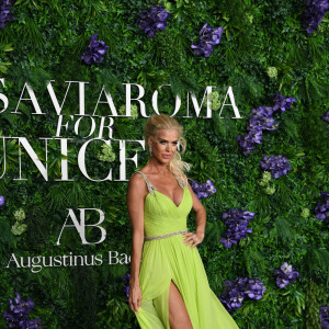 Victoria Silvstedt - Soirée caritative "LuisaViaRoma" pour l'UNICEF à Saint-Barthélemy dans les Caraïbes le 29 décembre 2021.