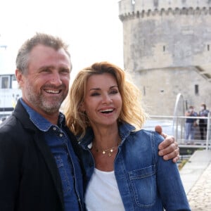 Alexandre Brasseur et Ingrid Chauvin de "Demain nous appartient" - Festival de la Fiction de La Rochelle. Le 18 septembre 2021 © Jean-Marc Lhomer / Bestimage