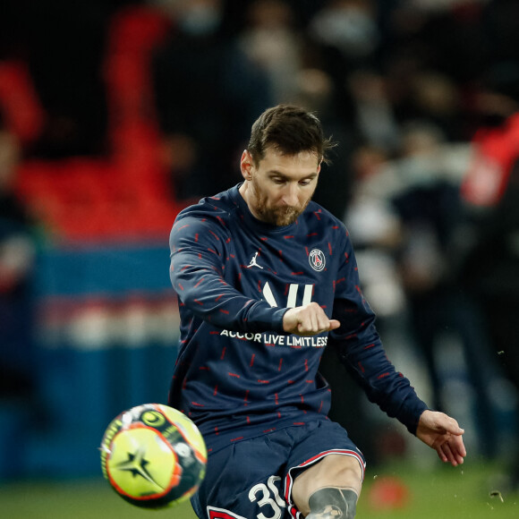 Lionel Leo Messi (Paris Saint Germain) - Match de Ligue 1 Uber Eats "PSG contre Monaco (2-0)" au Parc des Princes à Paris le 12 décembre 2021. © Aurélien Morissard/Panoramic/Bestimage