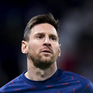 Lionel Messi - Le Paris-Saint-Germain (PSG) mène 3-0 face au FC Bruges à la mi-temps du match de Ligue des champions au Parc des Princes à Paris, France, le 7 décembre 2021. © Jean-Baptiste Autissier/Panoramic/Bestimage