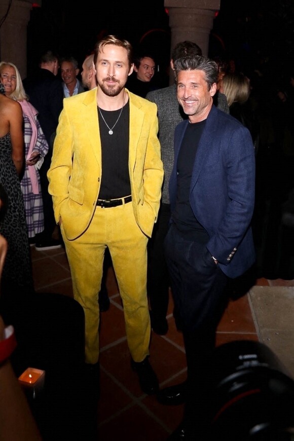 Ryan Gosling et Patrick Dempsey participent à un événement de la marque Tag Heuer à Los Angeles le 7 octobre 2021.