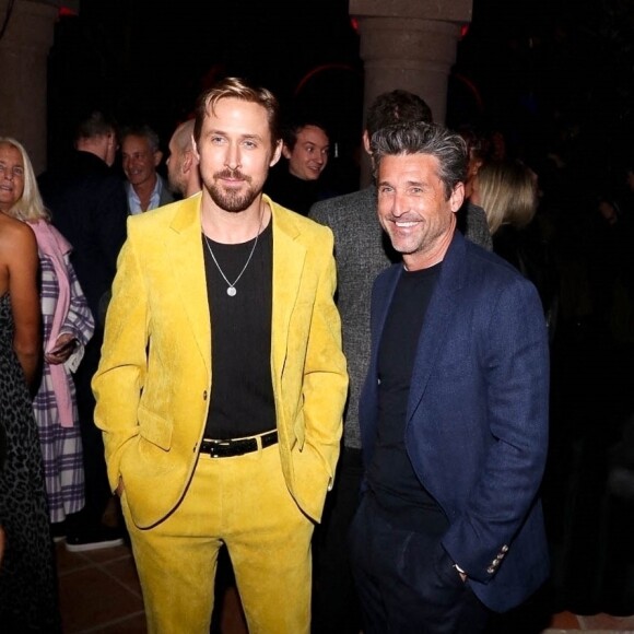 Ryan Gosling et Patrick Dempsey participent à un événement de la marque Tag Heuer à Los Angeles le 7 octobre 2021.