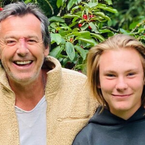 Jean-Luc Reichmann et son fils Swann