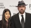 Nicolas Cage et sa femme Riko - Photocall de la soirée de remise de prix Gotham Awards à New York.