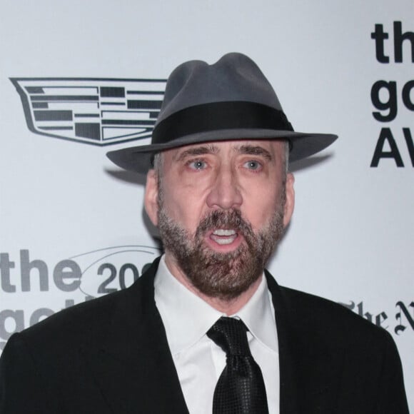 Nicolas Cage - Photocall de la soirée de remise de prix Gotham Awards à New York le 29 novembre 2021.