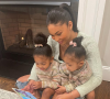 Chanel Iman et ses filles, Cali Clay et Cassie Snow. Décembre 2021.
