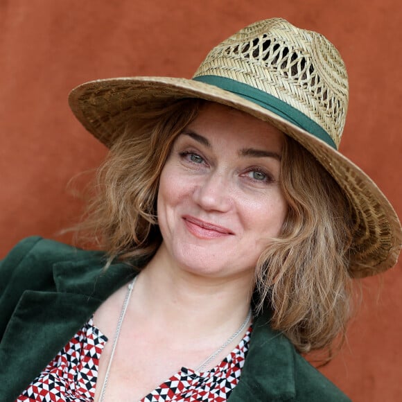 Marine Delterme au village lors des internationaux de tennis de Roland Garros à Paris, France, le 4 juin 2019. © Jacovides-Moreau/Bestimage