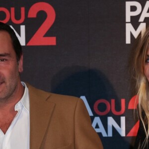 Gilles Lellouche et sa compagne Alizée Guinochet - Avant-première du film "Papa ou Maman 2" au cinéma Gaumont Alesia à Paris, le 5 décembre 2016. © Marc Ausset-Lacroix/Bestimage