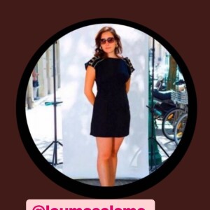 Léa Salamé présente sa soeur Louma Salamé sur Instagram.