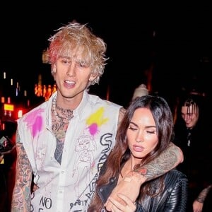 Megan Fox et son compagnon Machine Gun Kelly sont allés faire la fête au Highlight Room dans le quartier de Hollywood à Los Angeles pendant l'épidémie de coronavirus (Covid-19), le 24 septembre 2020