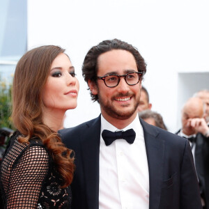 Emilie Broussouloux et Thomas Hollande sont parents pour la deuxième fois d'un petit garçon prénommé Noé - Thomas Hollande et sa compagne Emilie Broussouloux - Montée des marches du film "L'Amant Double" lors du 70ème Festival International du Film de Cannes © Borde-Jacovides-Moreau/Bestimage 