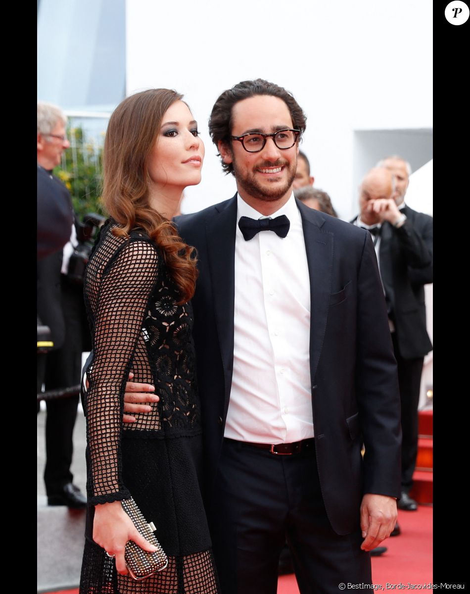 Emilie Broussouloux et Thomas Hollande sont parents pour la deuxième fois d'un petit garçon prénommé Noé - Thomas Hollande et sa compagne Emilie Broussouloux - Montée des marches du film "L'Amant Double" lors du 70ème Festival International du Film de Cannes © Borde-Jacovides-Moreau/Bestimage