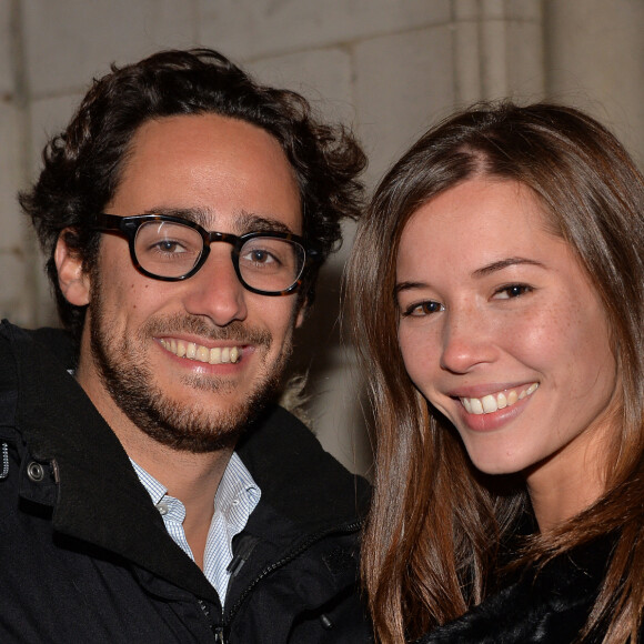 Thomas Hollande et sa compagne Emilie Broussouloux - Soirée de remise des prix du guide Fooding 2017 à la Cathédrale Américaine de Paris le 7 novembre 2016. © Veeren/Bestimage