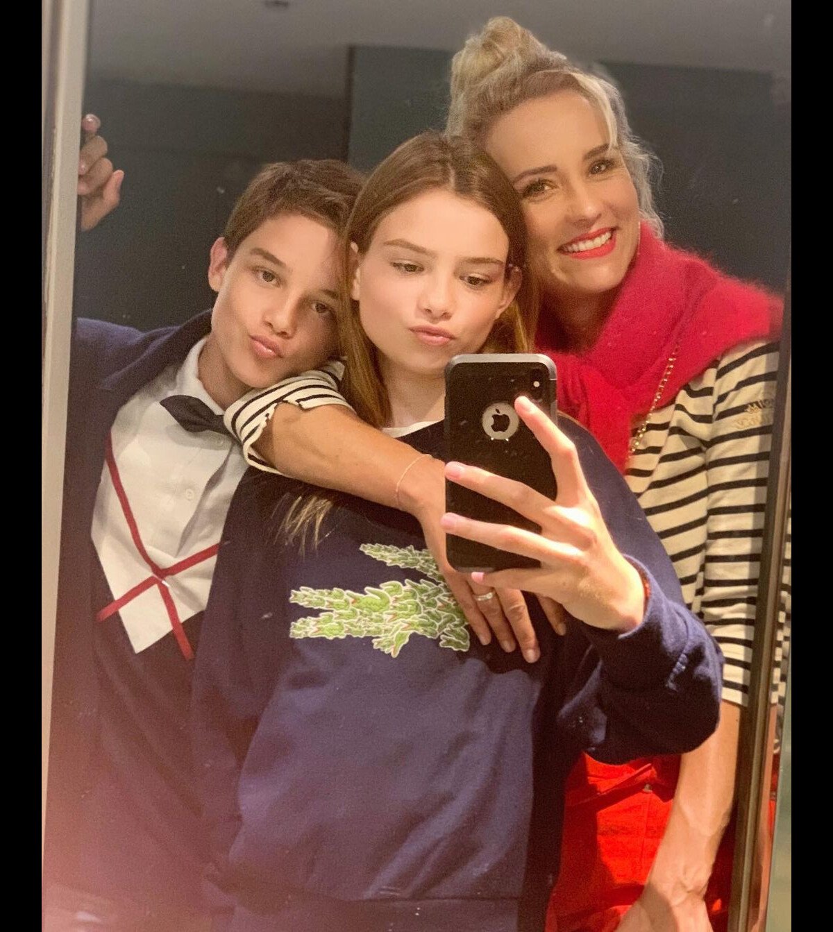 Photo : Elodie Gossuin avec ses enfants Jules et Rose - Purepeople