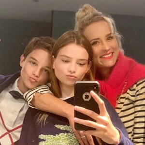 Elodie Gossuin avec ses enfants Jules et Rose