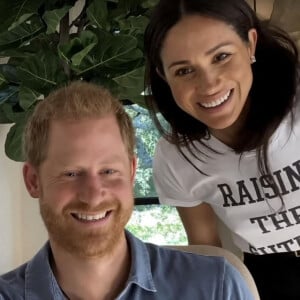 Le prince Harry et Meghan Markle chez eux, dans leur maison de Montecito, dans le documentaire "The Me You Can't See" produit par Oprah Winfrey. 