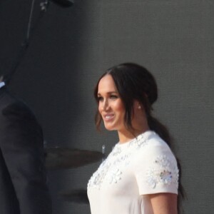 Le prince Harry et Meghan Markle - Concert Global Citizens 2021 au coeur de Central Park à New York le 25 septembre 2021.