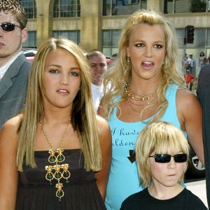 Britney Spears, Kevin Federline et Jamie Lynn Spears - Première du film "Charlie et la chocolaterie" à Hollywood.