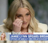 Jamie Lynn Spears, les larmes aux yeux, évoque ses rapports avec sa soeur Britney dans une interview pour la chaîne américaine ABC News. Los Angeles. Le 11 janvier 2022.