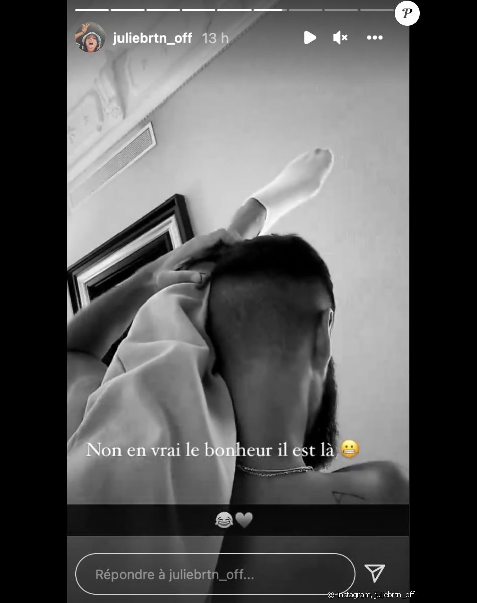 Julie Bertin et Benoît Paire se retrouvent après quelques jours séparés - Instagram
