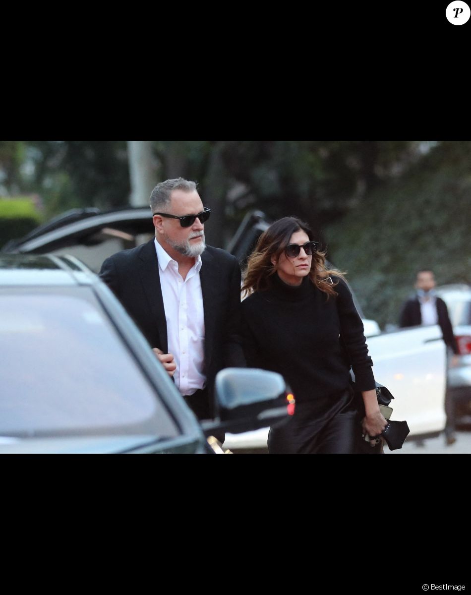 Exclusif - Dave Coulier - La famille et les amis se réunissent pour les funérailles de Bob Saget au "Mt. Sinai Memorial Parks and Mortuaries" à Los Angeles, le 14 janvier 2022.