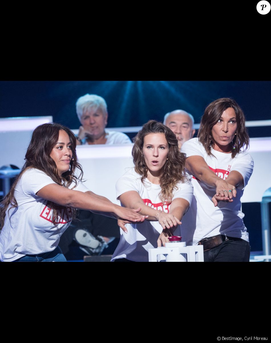 Exclusif - Amel Bent, Laure Pester (Lorie), Zazie - Enregistrement de l'émission "Les enfoirés jouent le jeu", qui sera diffusée le 30 novembre en prime time sur TF1. Le 18 novembre 2019 © Cyril Moreau / Bestimage