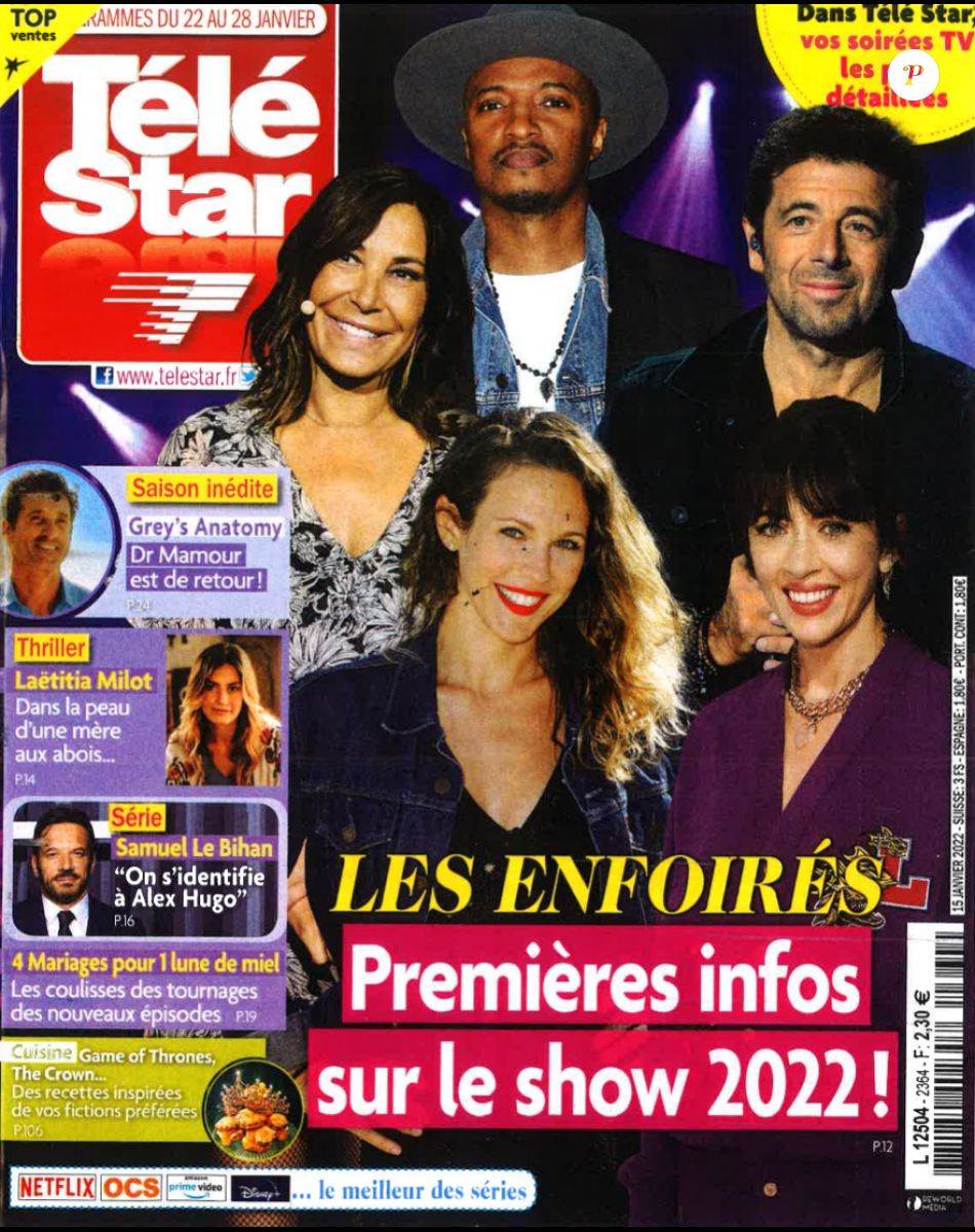 Nouvelle couverture du magazine Télé Star